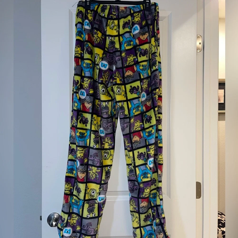 SOLD❗️Monsters Inc. pajamas pants 💜💚💙 - Picture 3 of 3